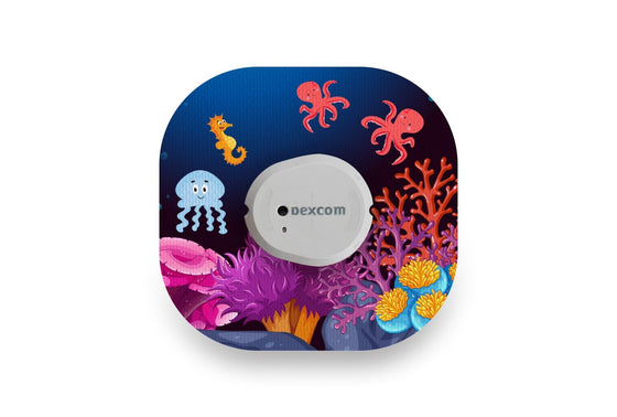 Cute Octopus Patch - Dexcom G7 for Single diabetes CGMs and insulin pumps