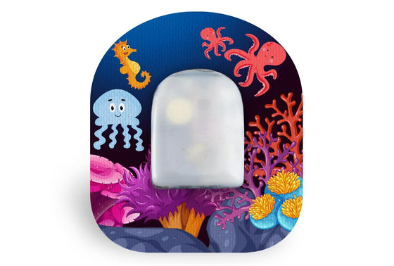 Cute Octopus Patch for Omnipod diabetes CGMs and insulin pumps