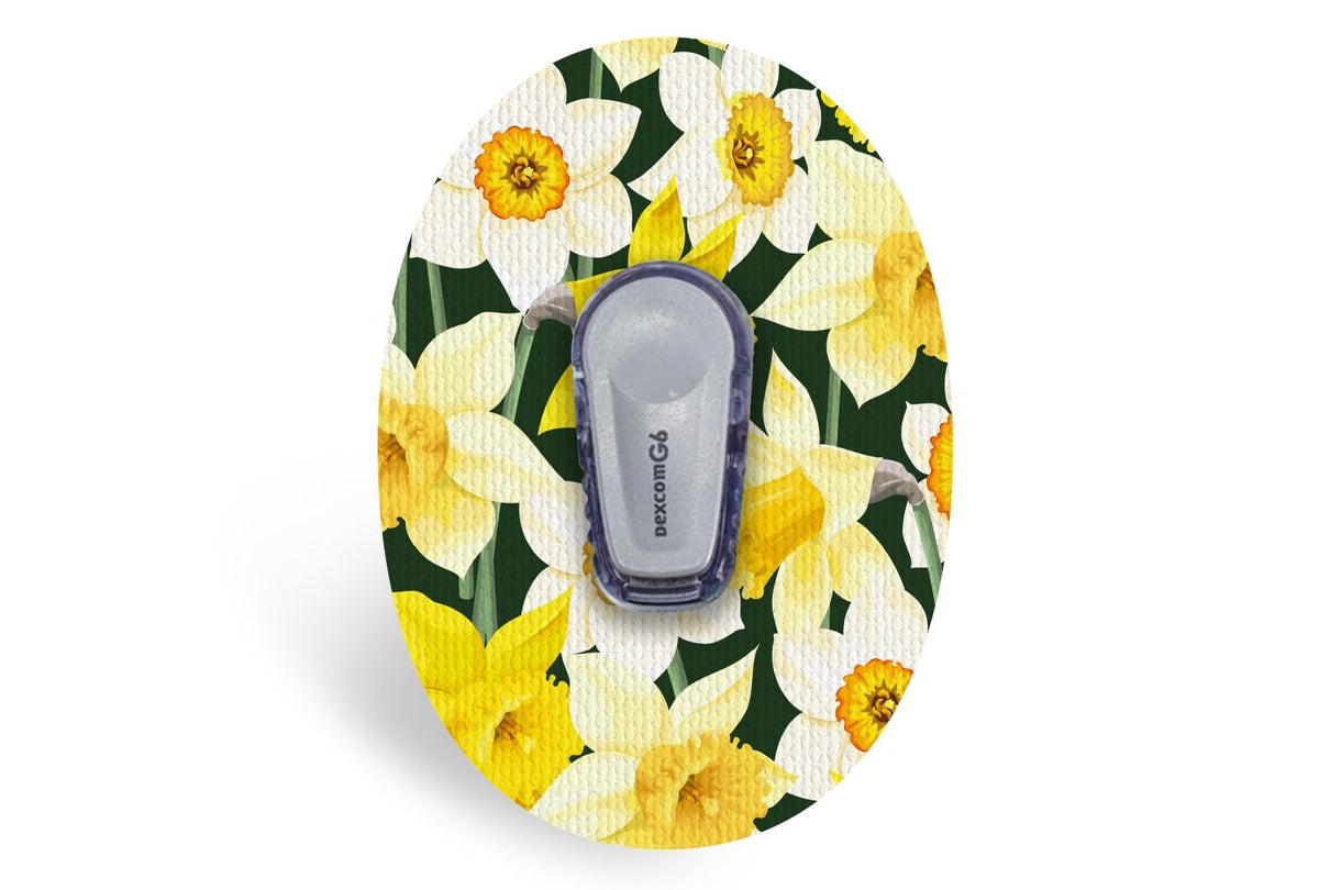 Daffodils Patch for Dexcom G6 / One diabetes supplies and insulin pumps