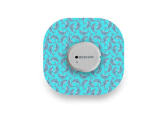 Dashing Dolphin Patch - Dexcom G7 / One+ for Single diabetes CGMs and insulin pumps