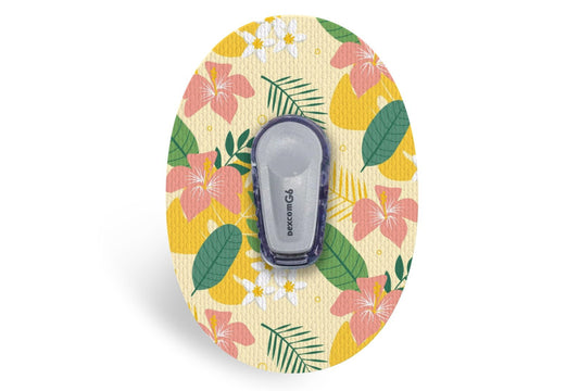 Delightful Flowers Patch - Dexcom G6 / One for Single diabetes CGMs and insulin pumps