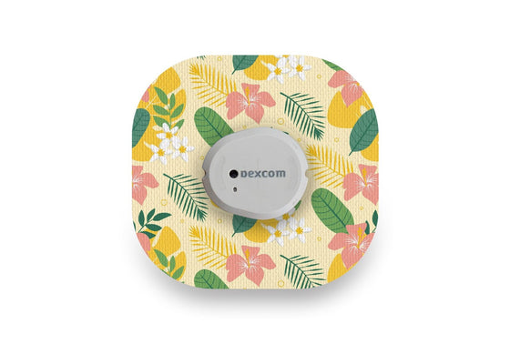 Delightful Flowers Patch - Dexcom G7 for Single diabetes CGMs and insulin pumps