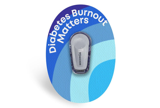 Diabetes Burnout Patch for Dexcom G6 diabetes CGMs and insulin pumps