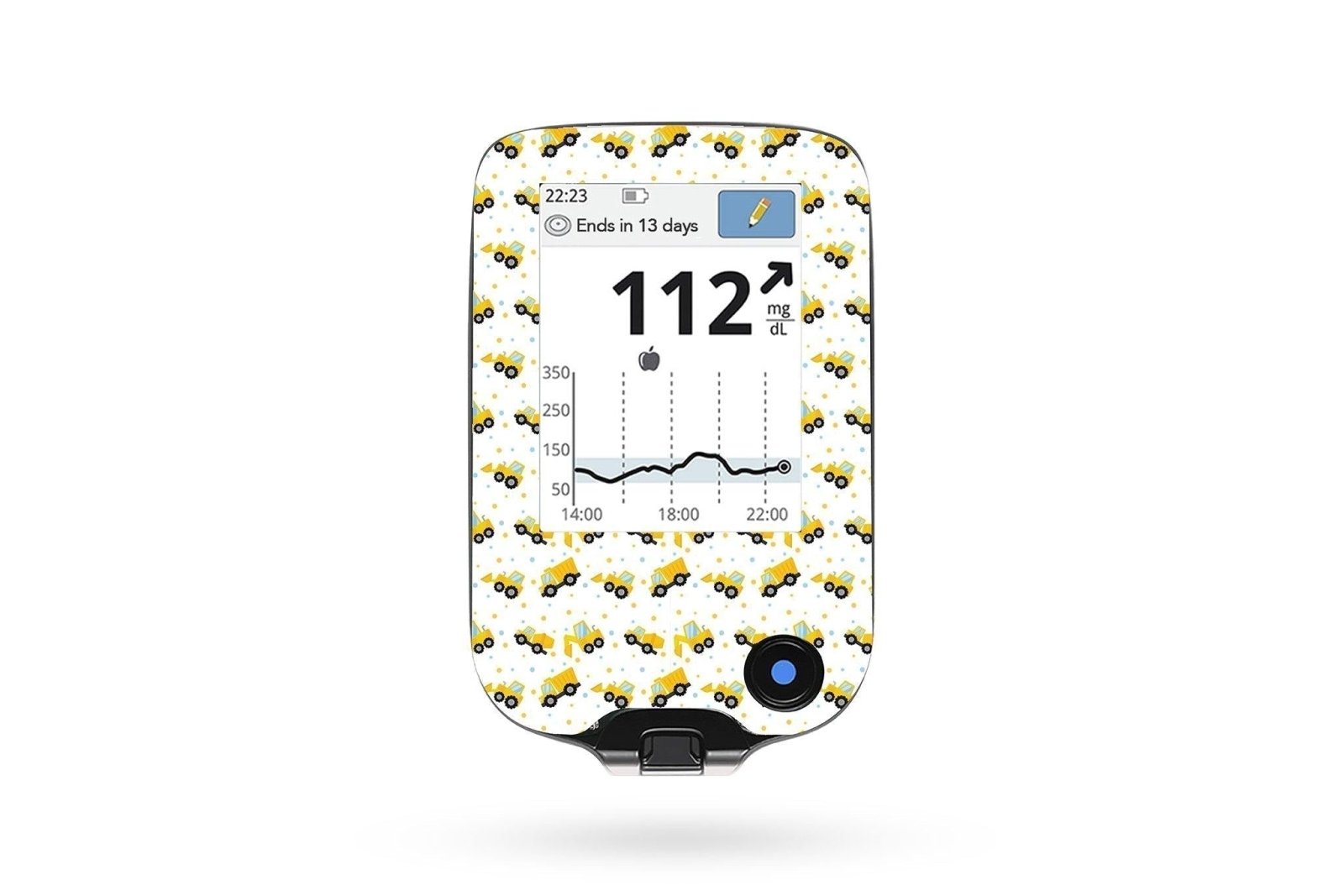 Digger Sticker - Freestyle Libre Reader for diabetes CGMs and insulin pumps