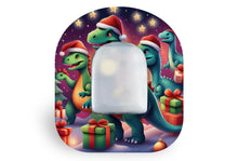  Dino Christmas Patch - Omnipod for Single diabetes supplies and insulin pumps