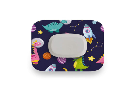 Dinosaurs in Space Patch - GlucoRX Aidex for Single diabetes CGMs and insulin pumps