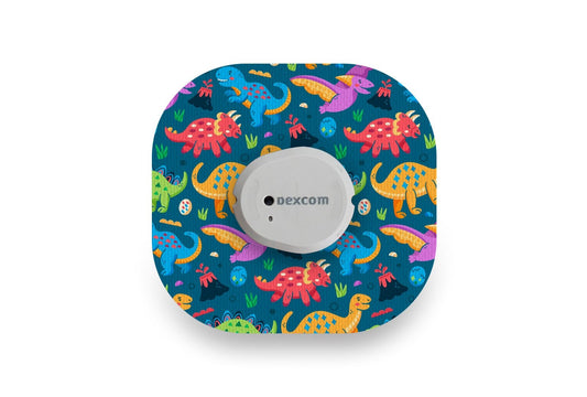 Dinosaurs Patch - Dexcom G7 / One+ for Single diabetes CGMs and insulin pumps