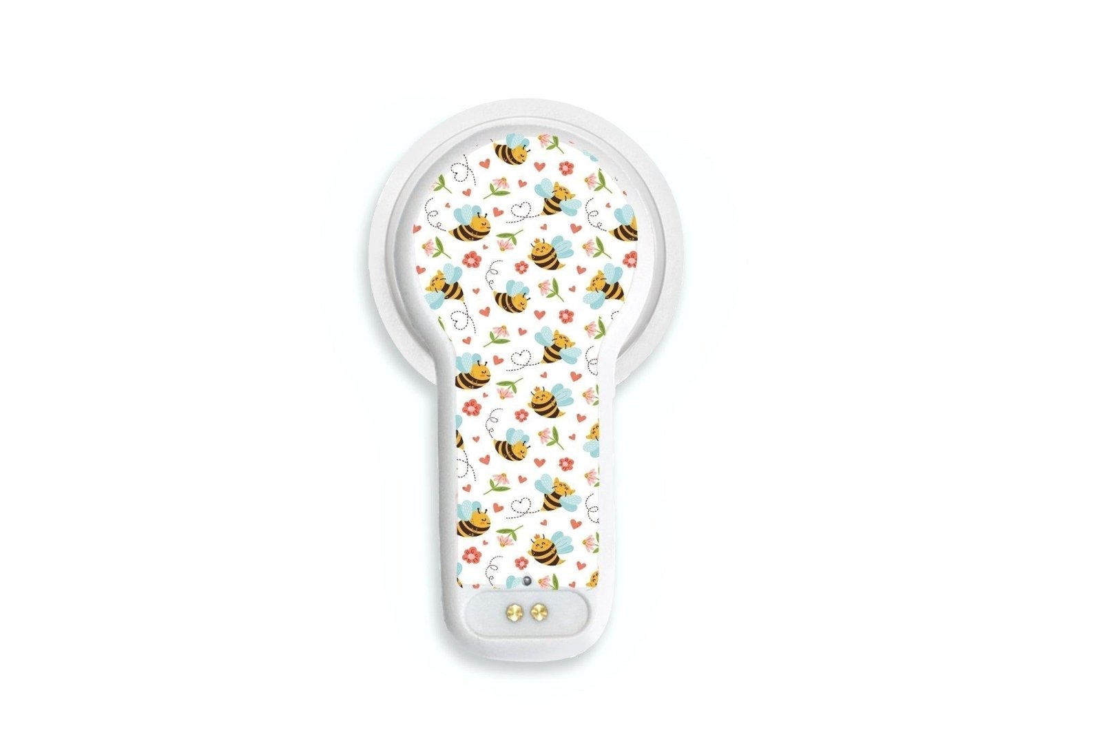 Don't Worry Bee Happy Sticker - MiaoMiao2 for diabetes CGMs and insulin pumps