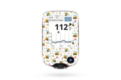 Don't Worry Bee Happy Sticker for Freestyle Libre Reader diabetes CGMs and insulin pumps