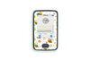 Don't Worry Bee Happy Sticker for Medtronic 640g, 680g, 780g diabetes CGMs and insulin pumps