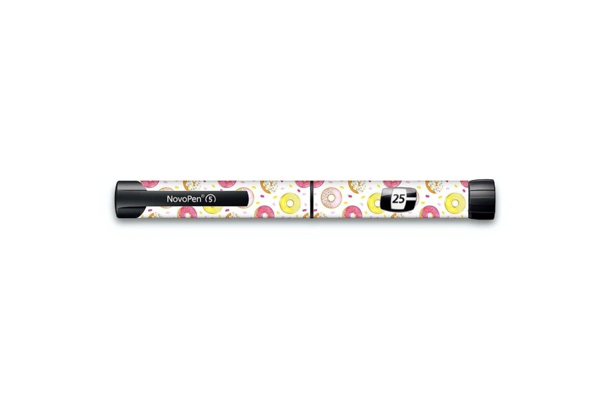 Donut Sticker - Novopen for diabetes CGMs and insulin pumps