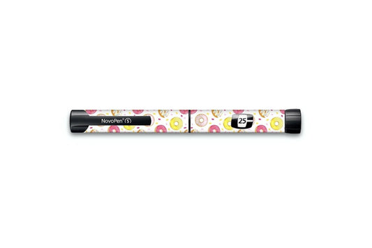 Donut Sticker - Novopen for diabetes CGMs and insulin pumps