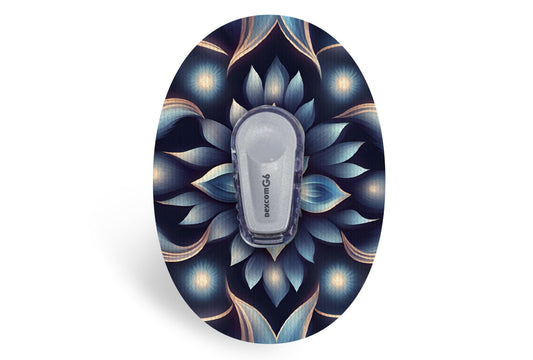 Dreamy Blue Flowers Patch - Dexcom G6 / One for Single diabetes supplies and insulin pumps