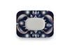 Dreamy Blue Flowers Patch for GlucoRX Aidex diabetes supplies and insulin pumps