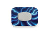 Electric Blue Patch for GlucoRX Aidex diabetes supplies and insulin pumps