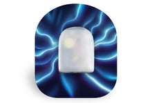  Electric Blue Patch - Omnipod for Single diabetes supplies and insulin pumps