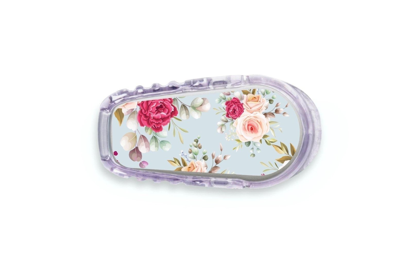 Elegant Flowers Sticker - Dexcom G6 / One Sensor for diabetes CGMs and insulin pumps
