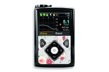  Elegant Flowers Sticker - Medtronic 640g, 680g, 780g for diabetes CGMs and insulin pumps