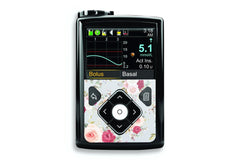 Elegant Flowers Sticker - Medtronic Minimed 640g, 680g, 780g for diabetes CGMs and insulin pumps