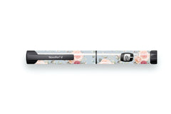 Elegant Flowers Sticker - Novopen for diabetes CGMs and insulin pumps