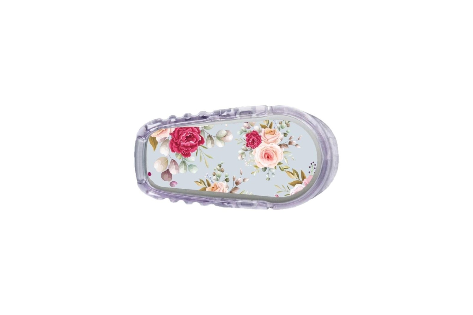 Elegant Flowers Sticker for Dexcom G6 / One Sensor diabetes CGMs and insulin pumps