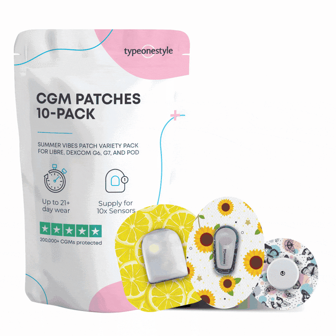 Shop Premium Diabetes Patches, Stickers & Cases – Type One Style