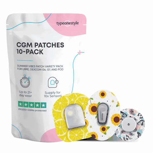 Essential Variety 10-Pack - Omnipod 4 & 5 for Mixed Pastels diabetes supplies and insulin pumps