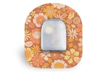  Fall Flowers Patch - Omnipod for Single diabetes supplies and insulin pumps