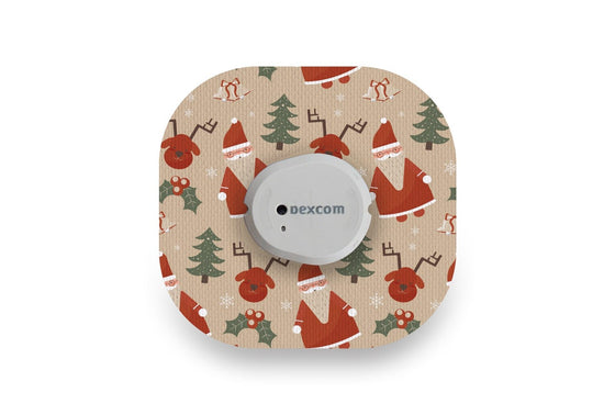 Father Christmas Patch - Dexcom G7 for Single diabetes CGMs and insulin pumps