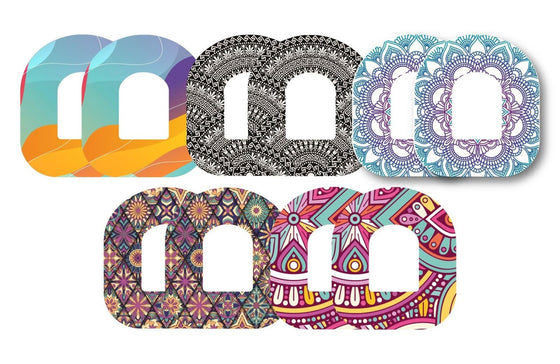 Festival Patch Pack for Omnipod - 10 Pack diabetes CGMs and insulin pumps