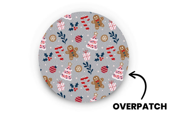 Festive Fun Patch for Freestyle Libre 3 diabetes CGMs and insulin pumps