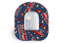  Fire Engine Patch - Omnipod for Omnipod diabetes supplies and insulin pumps