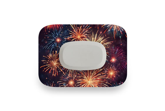 Fireworks Patch for GlucoRX Aidex diabetes supplies and insulin pumps