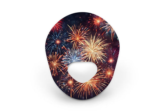 Fireworks Patch - Guardian Enlite for Single diabetes supplies and insulin pumps