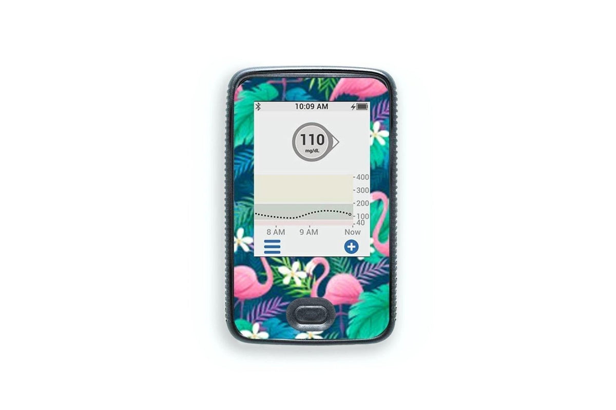 Flamingo Sticker - Dexcom G6 / One Receiver for diabetes CGMs and insulin pumps