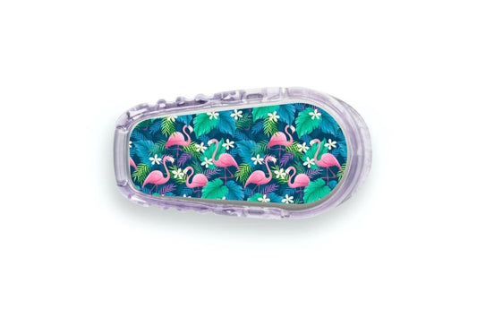Flamingo Sticker - Dexcom G6 / One Sensor for diabetes CGMs and insulin pumps