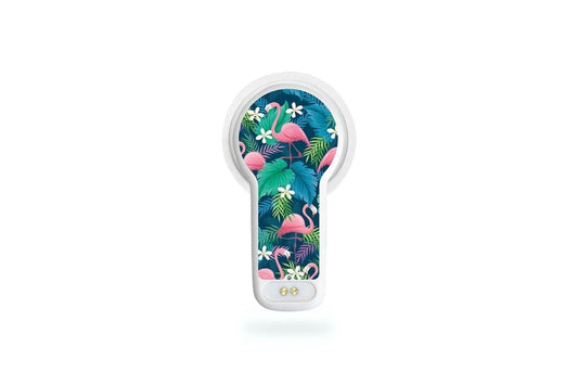 Flamingo Sticker - MiaoMiao2 for diabetes CGMs and insulin pumps