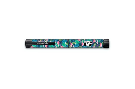 Flamingo Sticker - Novopen for diabetes CGMs and insulin pumps