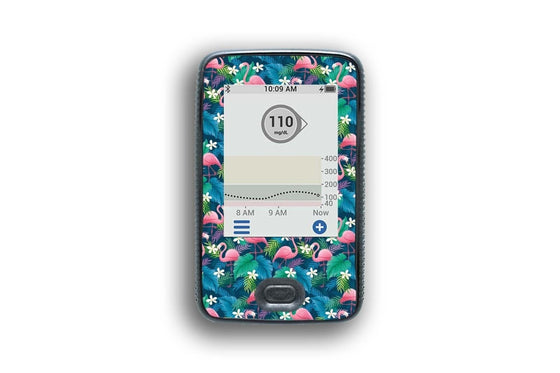 Flamingo Sticker for Dexcom G6 Receiver diabetes CGMs and insulin pumps