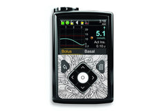 Floral Tattoo Sticker - Medtronic Minimed 640g, 680g, 780g for diabetes CGMs and insulin pumps