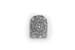 Floral Tattoo Sticker - Omnipod 4 & 5 Pump for diabetes CGMs and insulin pumps