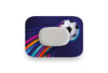 Flying Football Patch for GlucoRX Aidex diabetes CGMs and insulin pumps