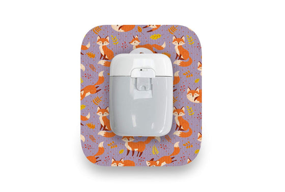 Fox in the Fall Patch for Medtrum Pump diabetes CGMs and insulin pumps