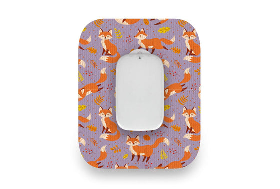 Fox in the Fall Patch for Medtrum CGM diabetes CGMs and insulin pumps