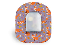  Fox in the Fall Patch - Omnipod for Single diabetes CGMs and insulin pumps