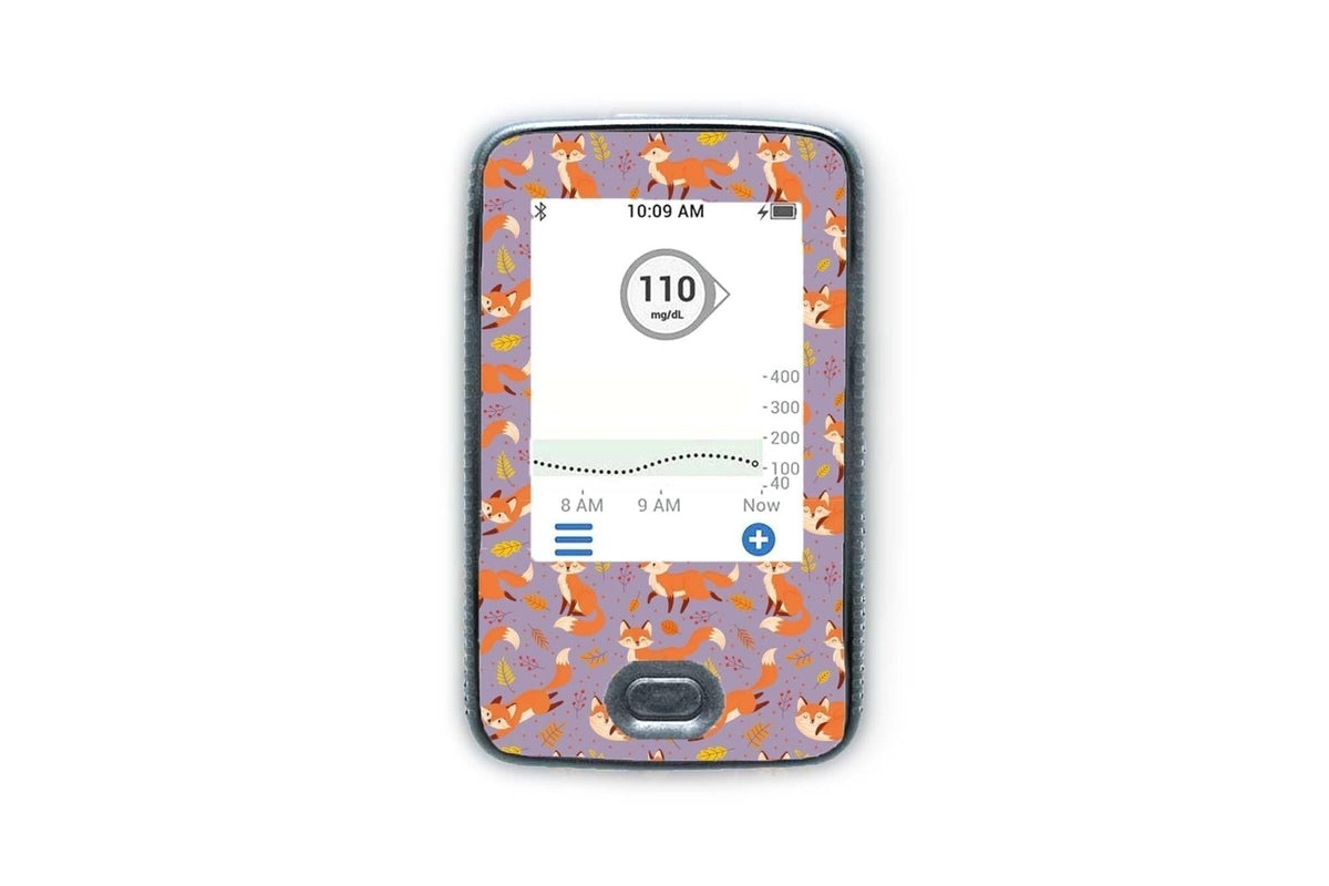Fox in the Fall Sticker - Dexcom G6 / One Receiver for diabetes CGMs and insulin pumps