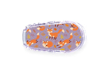  Fox in the Fall Sticker - Dexcom Transmitter for diabetes CGMs and insulin pumps