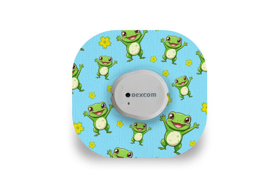 Freddy the Frog Patch for Dexcom G7 diabetes supplies and insulin pumps