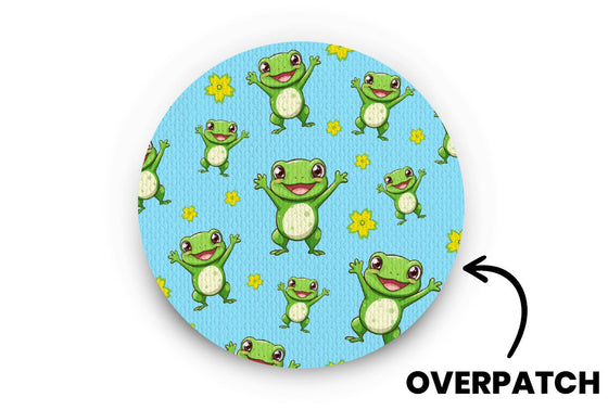 Freddy the Frog Patch for Overpatch diabetes supplies and insulin pumps