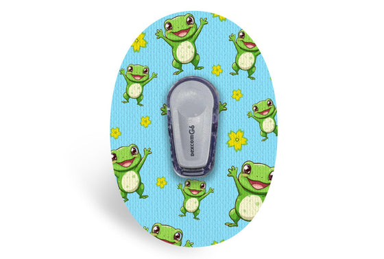 Freddy the Frog Patch for Dexcom G6 diabetes supplies and insulin pumps